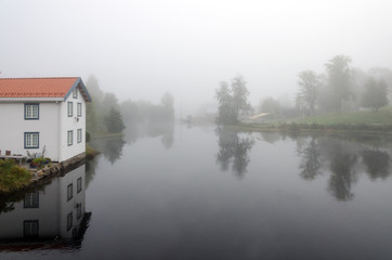 Fototapeta premium Strong fog