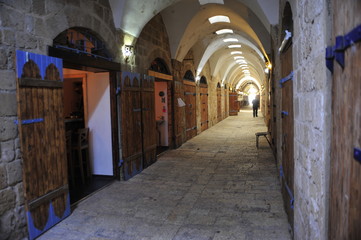 Turkish Bazaar in Old city of Acre