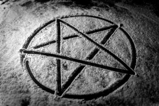 Pentagram closeup photo