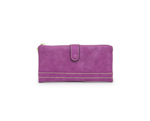 Woman purse (wallet) isolated on the white background