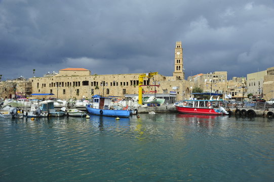 Old City of Acre (Sea Port, Akko, Israel)
