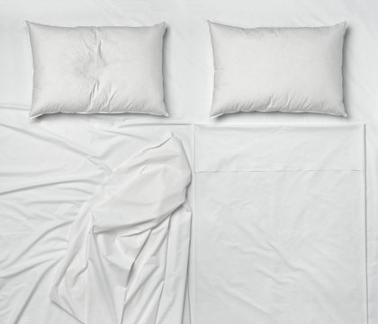 bedding sheet and pillow