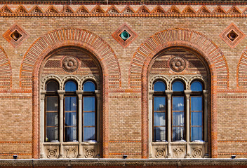 Antique windows at the palace