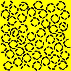 black and yellow pattern resembling a jaguar spots