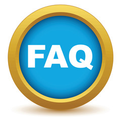 Gold faq icon