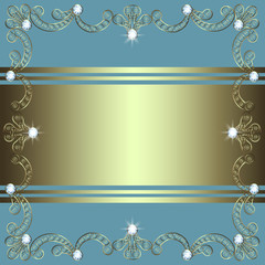 Invitation with frame