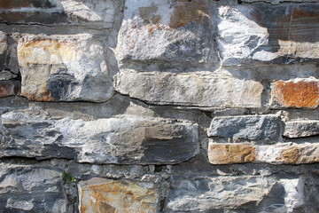 Gray stone wall as a background