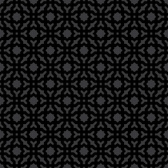 Abstract Decorative Geometric Black & Gray Pattern Background