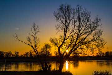 Sonnenaufgang im Oderbruch