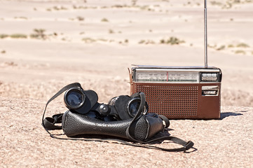 Old military binoculars