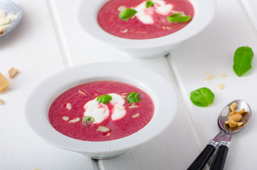 Soup from beet