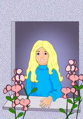 Girl in the Window