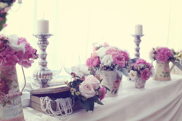 Wedding flower bouquet decoration