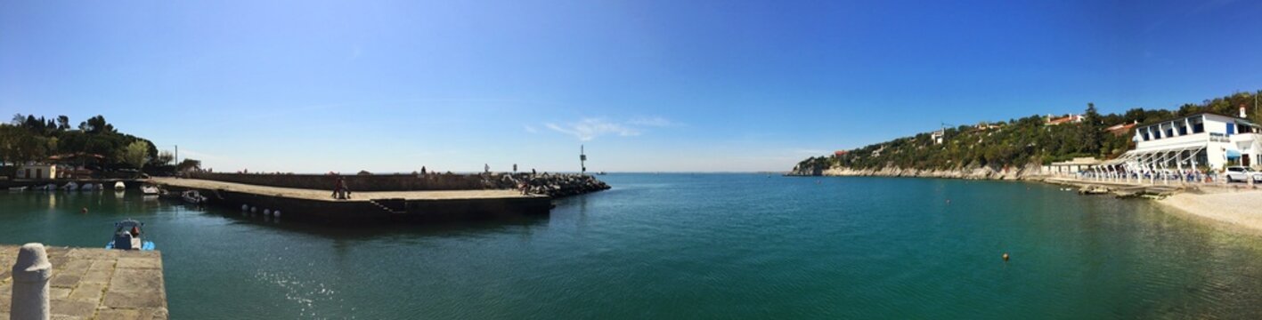 Duino harbor beach - Trieste Italy