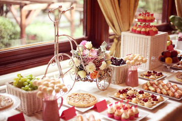 Naklejka premium Wedding sweets