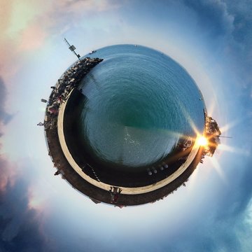 Panorama view in Trieste