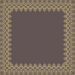 Floral Modern Vector Frame