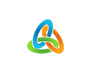 abstract shape 2 logo icon