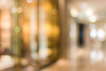 Abstract background of shopping mall