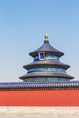 Beautiful Scene of Temple of Heaven,  Beijing，China.