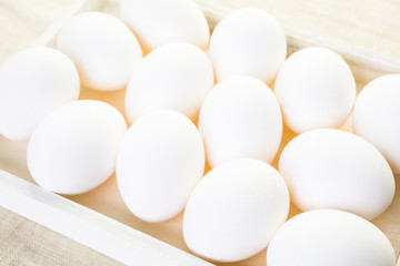 White eggs