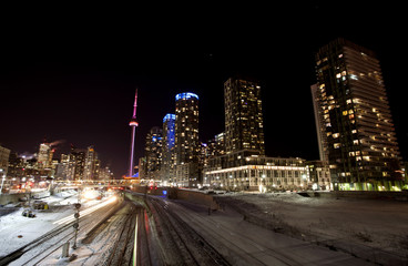 Fototapeta na wymiar Night Shot Toronto