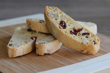 Almond and Craberries Biscotti