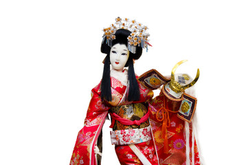 Fototapeta na wymiar Японская кукла