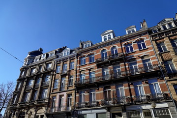 Fototapeta na wymiar Rue de Bruxelles