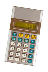 Old calculator - taxes