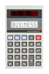 Old calculator - business