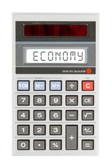 Old calculator - economics