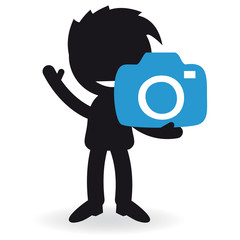 Short People with camera