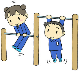鉄棒　子供