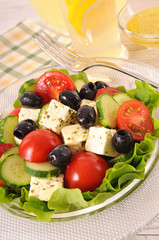 Obraz na płótnie Canvas Greek salad
