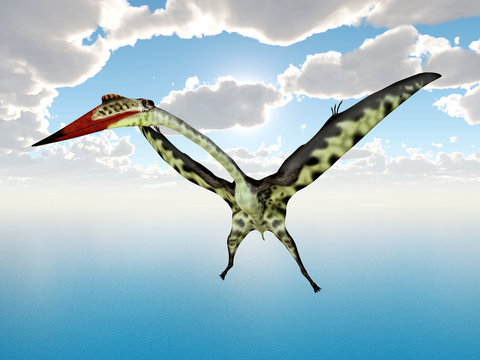 Pterosaur Quetzalcoatlus