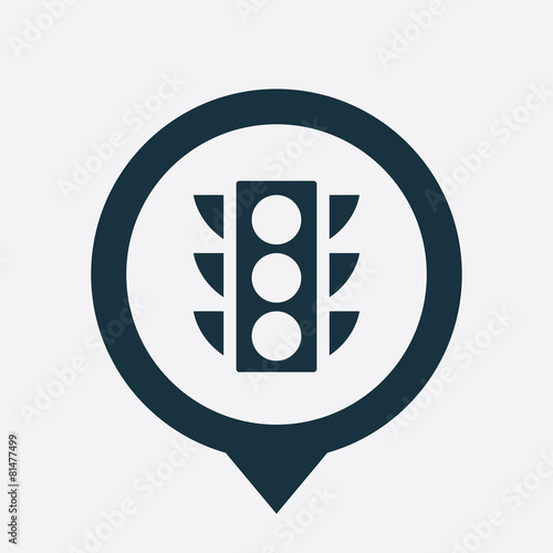"traffic light icon map pin" Stock image and royaltyfree vector files