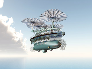 Fantasy Airship © Michael Rosskothen