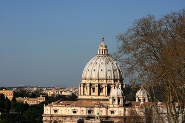 Fototapeta na wymiar San Pietro dal Gianicolo