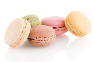 Colorful French Macarons