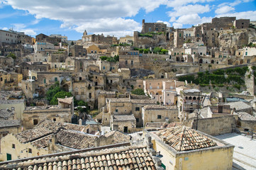 Alleyway. Sassi of Matera. Basilicata. Italy.