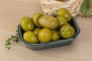 Green olives