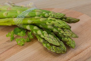 Raw asparagus