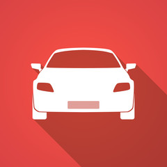 Long shadow car icon