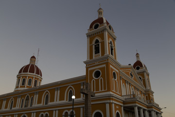 Cathedral of Granada, Outdoors view, Nicaragua, Central America.