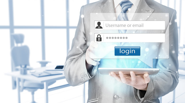 login and password