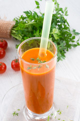 red paprika smoothie