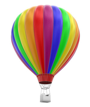 Hot Air Balloon (clipping path included)