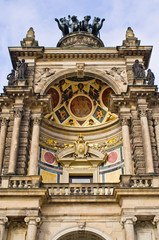 Chariot on opera building - Dresden, Germany
