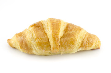 croissant on white background